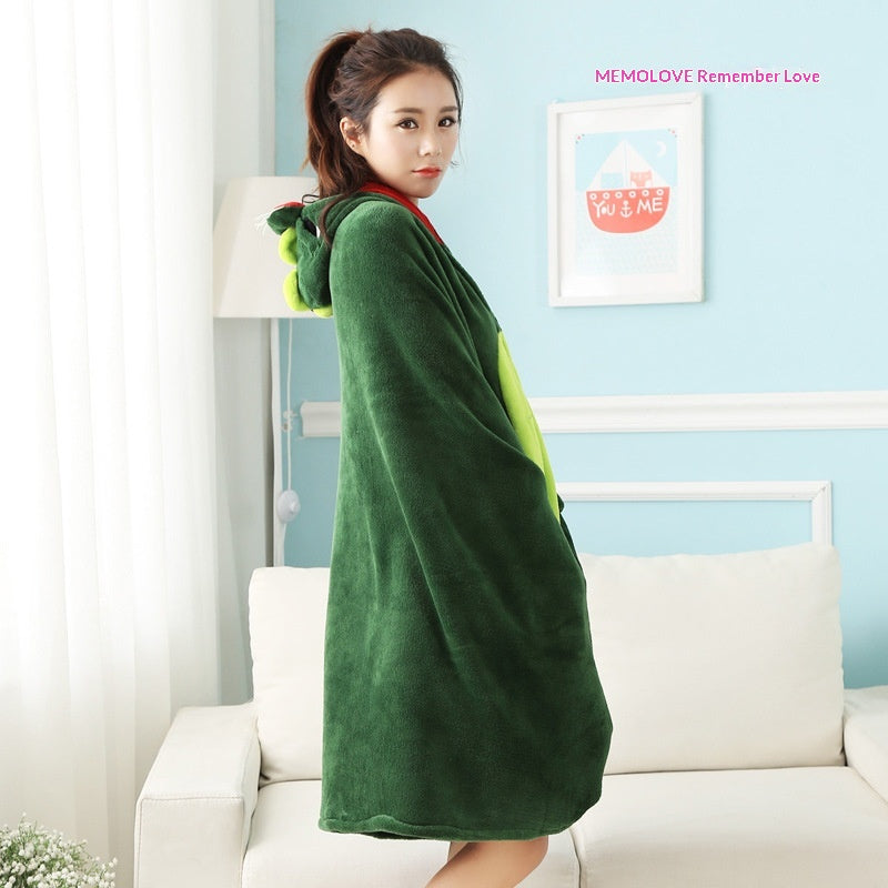 Hooded Capecloak For Homebodies, Students, And Office Use