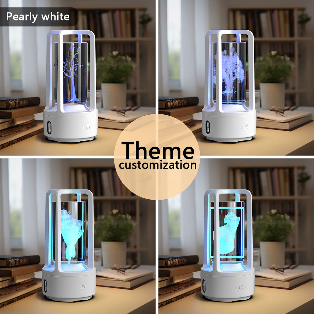 Lampada da notte con altoparlante Bluetooth e audio 2 in 1 creativa, regalo di San Valentino, con tocco.