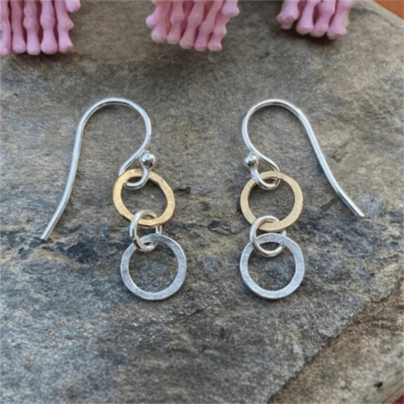 Fashionable Vintage Hollow Hoop Earrings