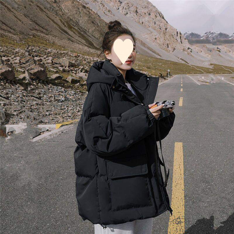 New Winter Bread Coat Hooded Padded Down Jacket