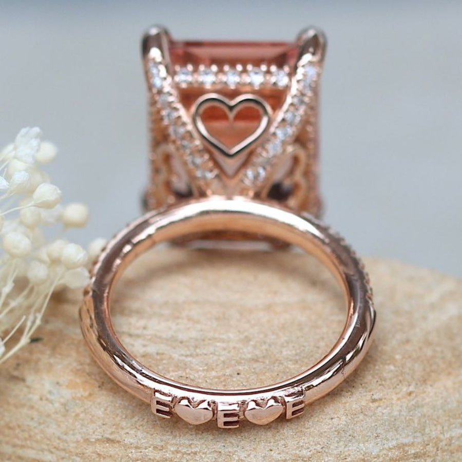 Luxury Alloy Decorative Ring For Women