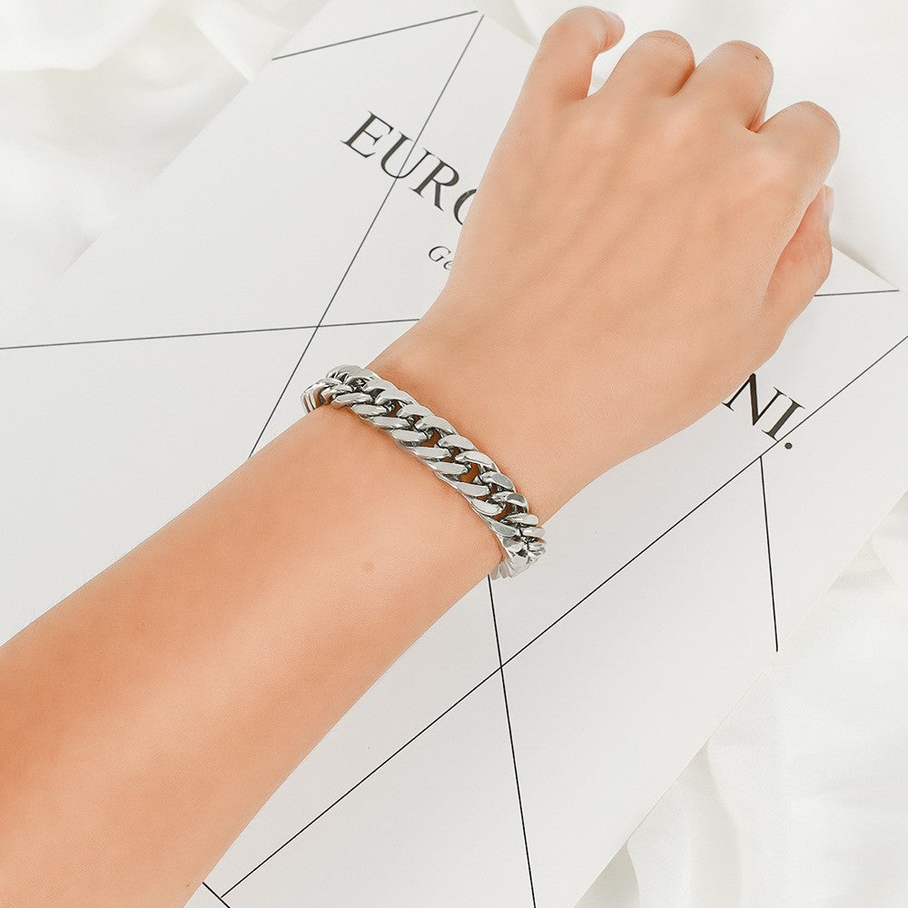 Mens Trendy Titanium Steel Bracelet That Wont Fade