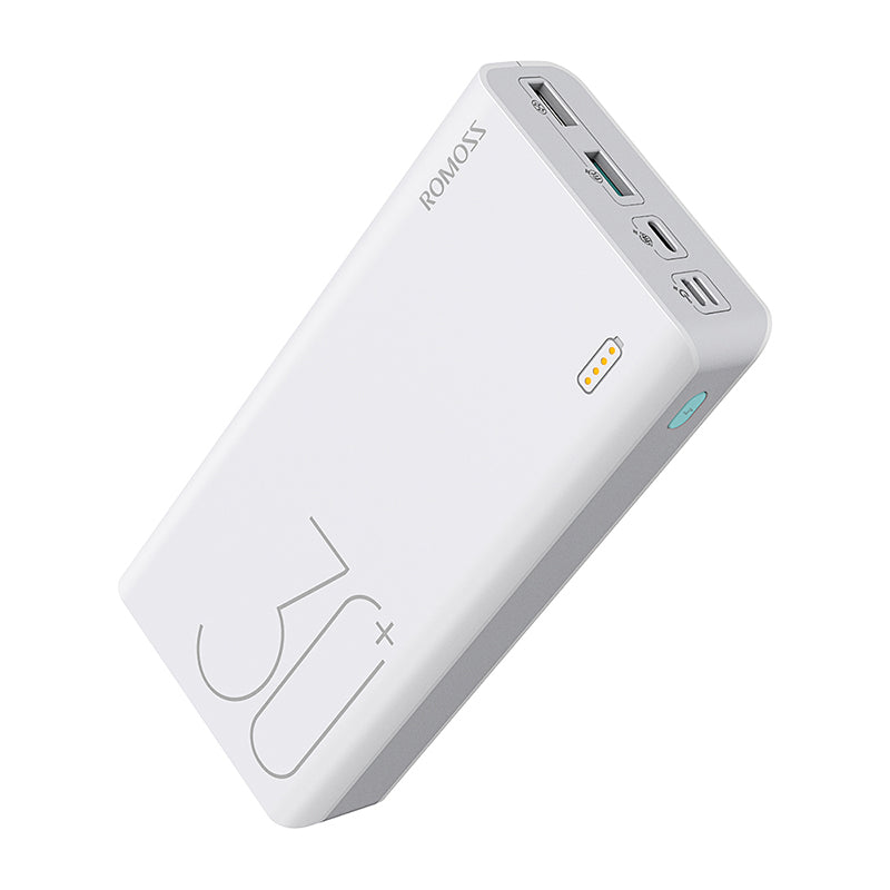 30000mAh ROMOSS Sense 8+ Power Bank Batteria esterna portatile con QC Caricabatterie portatile a ricarica rapida bidirezionale per telefoni e tablet