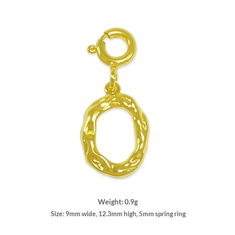 Happy Characters Series English Alphabet Necklace For Women