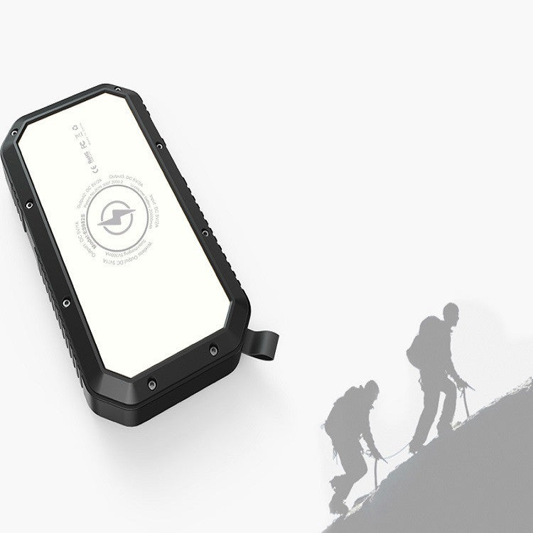 Accessori per telefono con powerbank solare wireless e torcia