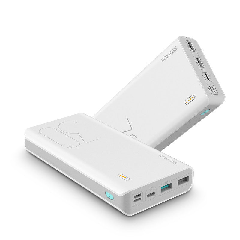 30000mAh ROMOSS Sense 8+ Power Bank Batteria esterna portatile con QC Caricabatterie portatile a ricarica rapida bidirezionale per telefoni e tablet