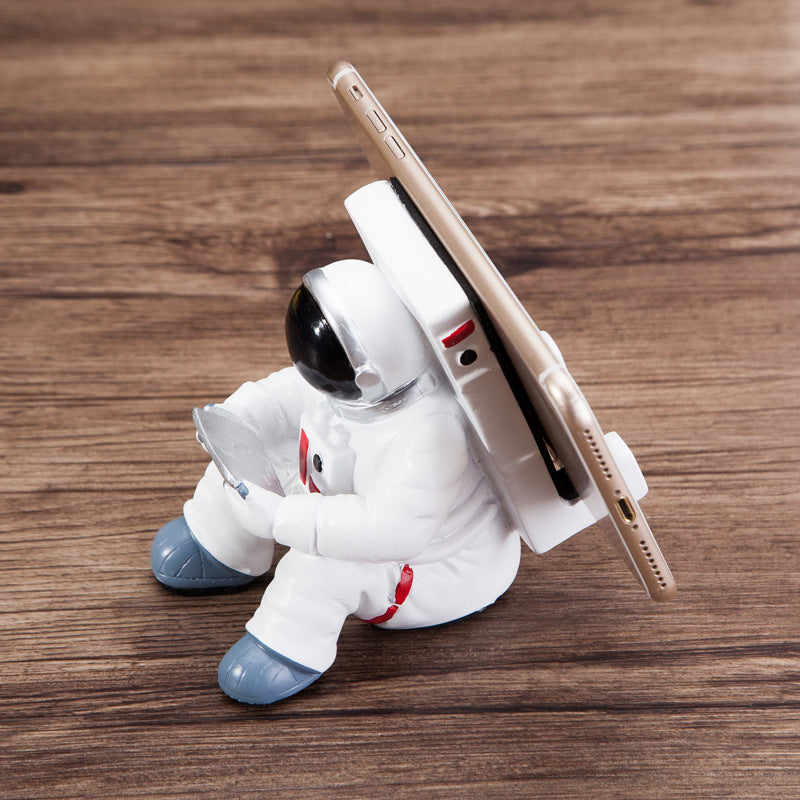 Supporto per cellulare da astronauta semplice, supporto da scrivania per studenti, simpatico supporto per cellulare con astronauta, regalo creativo, piccola decorazione da scrivania