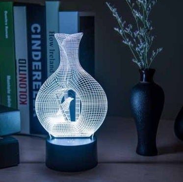 Lampada LED con luce notturna 3D creativa