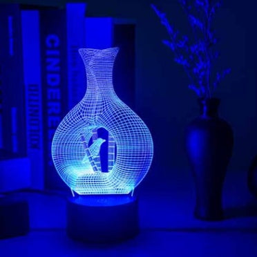 Lampada LED con luce notturna 3D creativa
