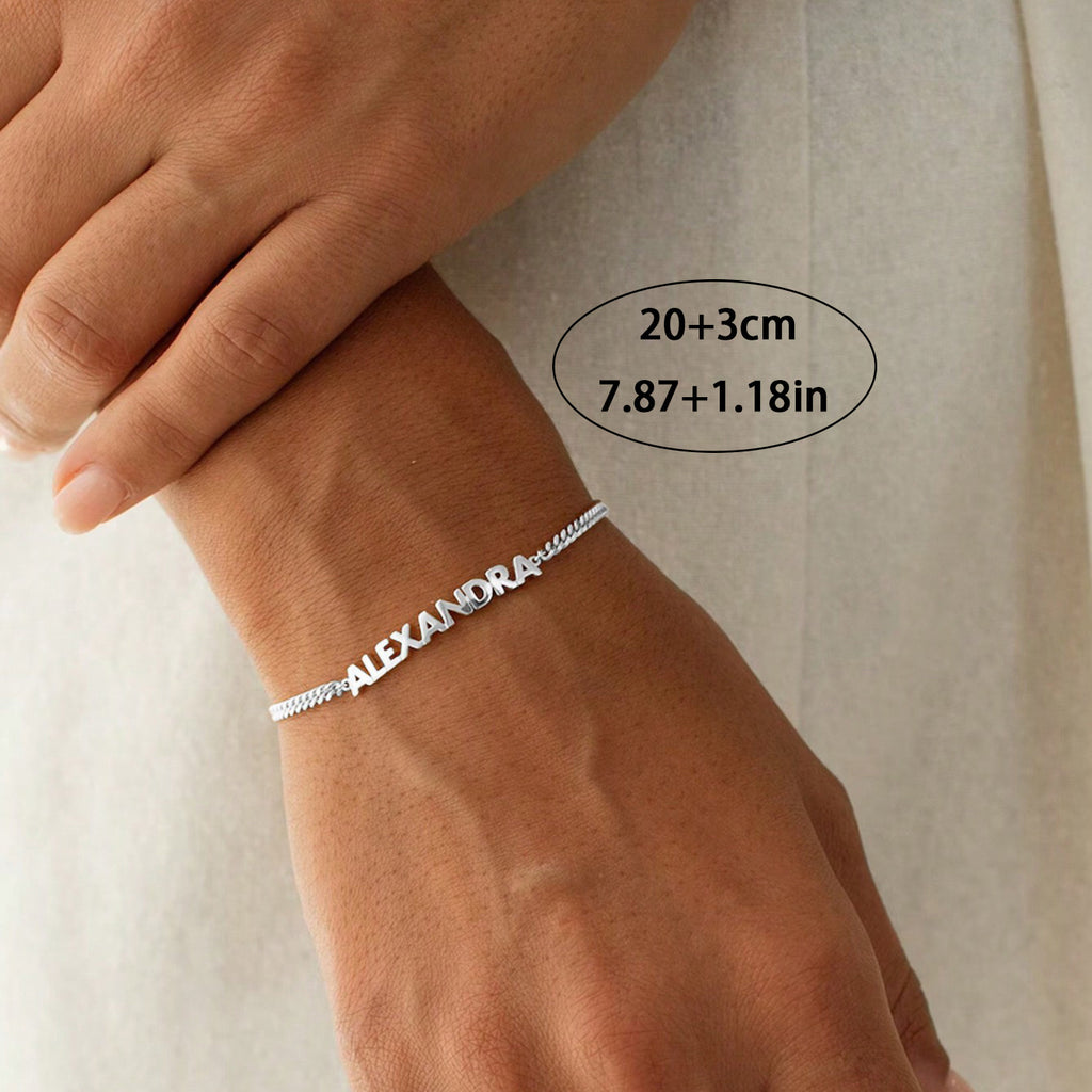 Simple Stainless Steel Custom-made Bracelet