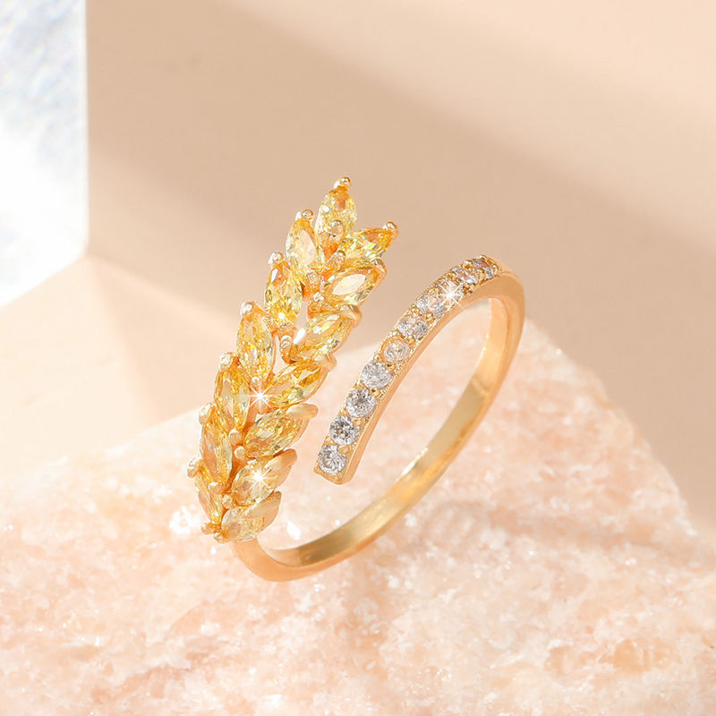 Female Niche High-end Light Luxury Non Fading Ring