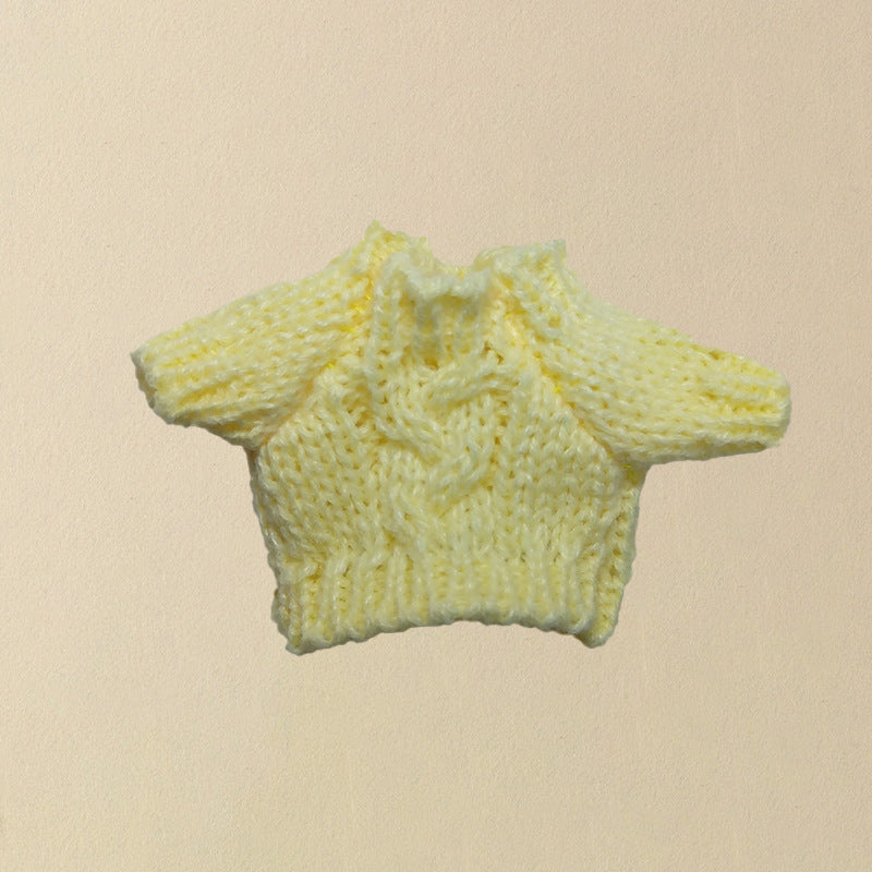 10cm Doll Clothes Replacement Sweater Figurine Doll Small Clothes Accessories
