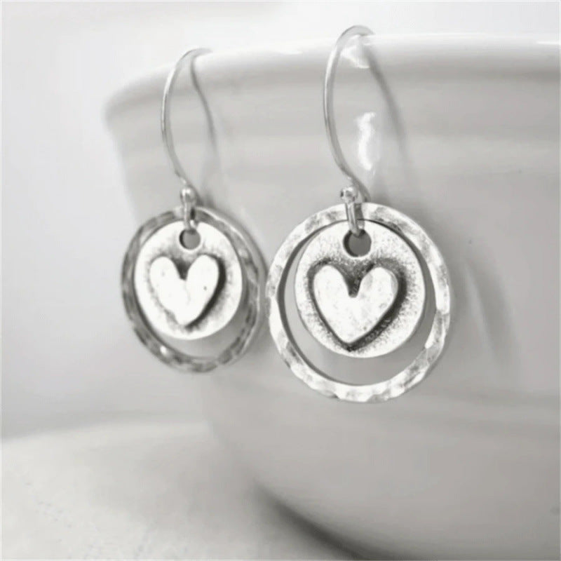 Fashionable Vintage Hollow Hoop Earrings