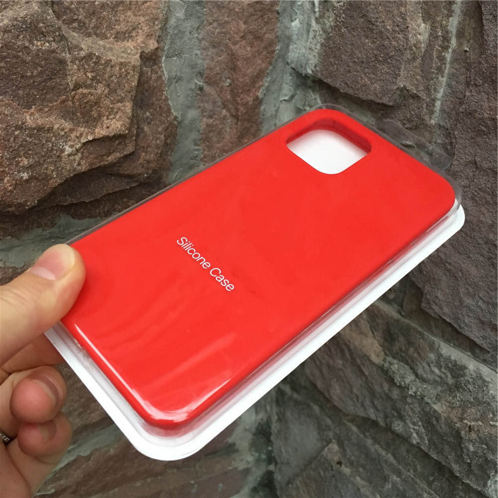 Custodia per cellulare in silicone liquido, accessori, confezione completa
