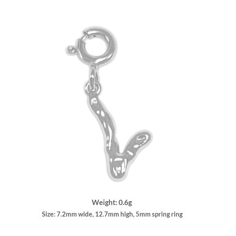 Happy Character English Letter Necklace For Women