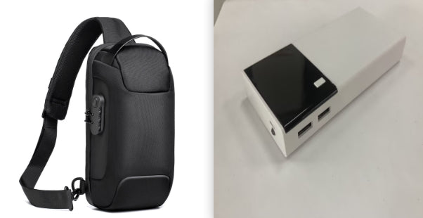 Nuovo Power Bank da 20000 mAh, Power Bank di riso nero, Power Bank personalizzato