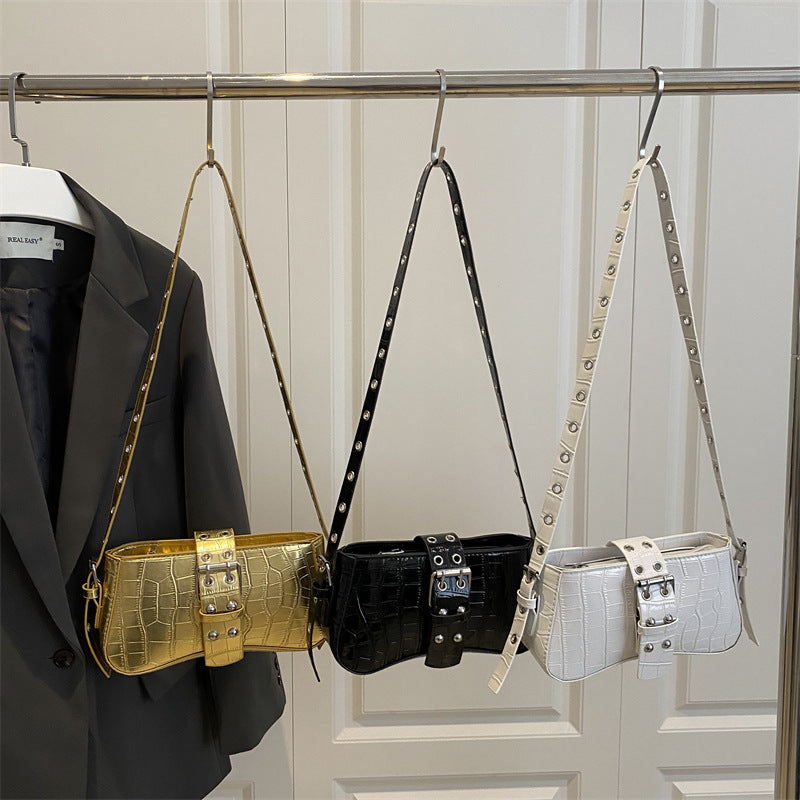 Heavy-metal-style Underarm Bag Perfect For Everyday Shoulder Wear