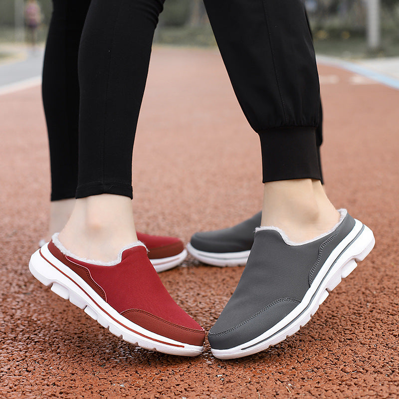 Womens Casual Platform Shoes With Half-support Design