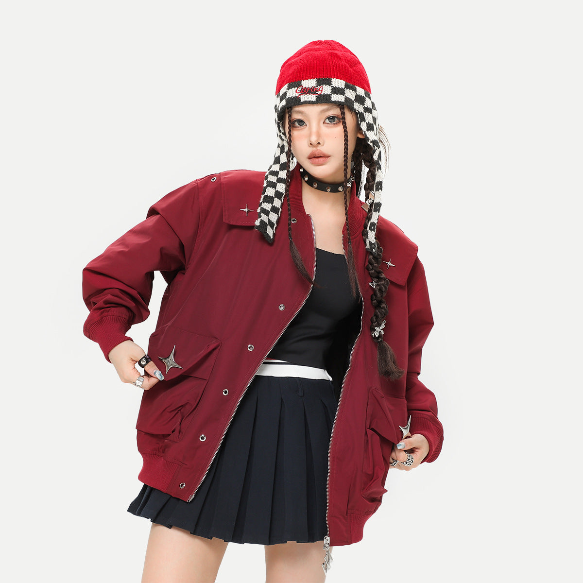 Autumn And Winter American Locomotive Style Jacket Coat