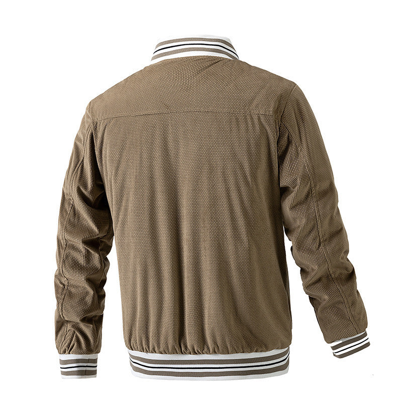 Men's Autumn And Winter Corduroy Jacket Men's Jacket Trendy Long-sleeve