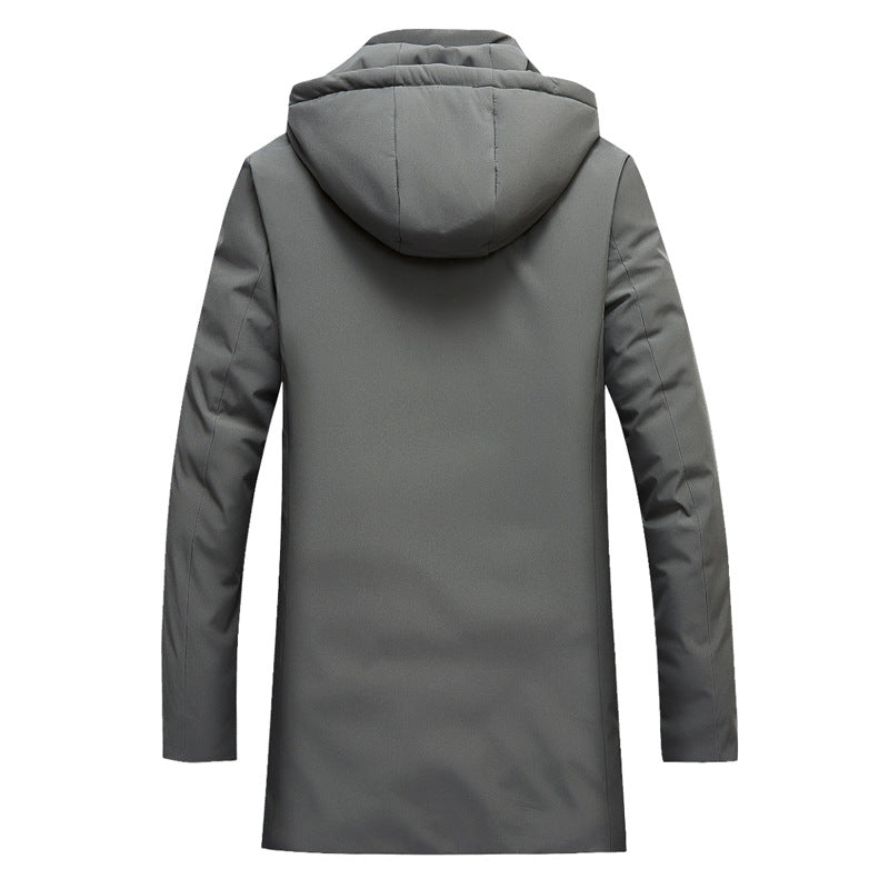Winter Thickened And Insulated Cotton Coat For Middle-aged And Elderly Dads