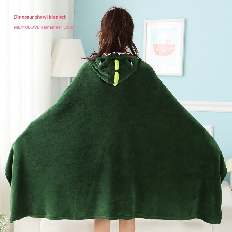 Hooded Capecloak For Homebodies, Students, And Office Use