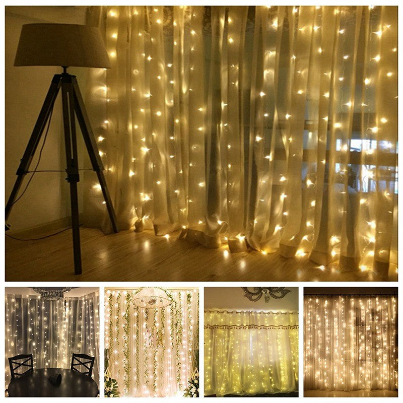 Luci a LED per tende natalizie