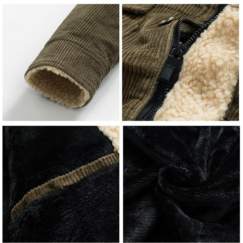 Winter Work Jacket Men's Padded And Thickened Jacket