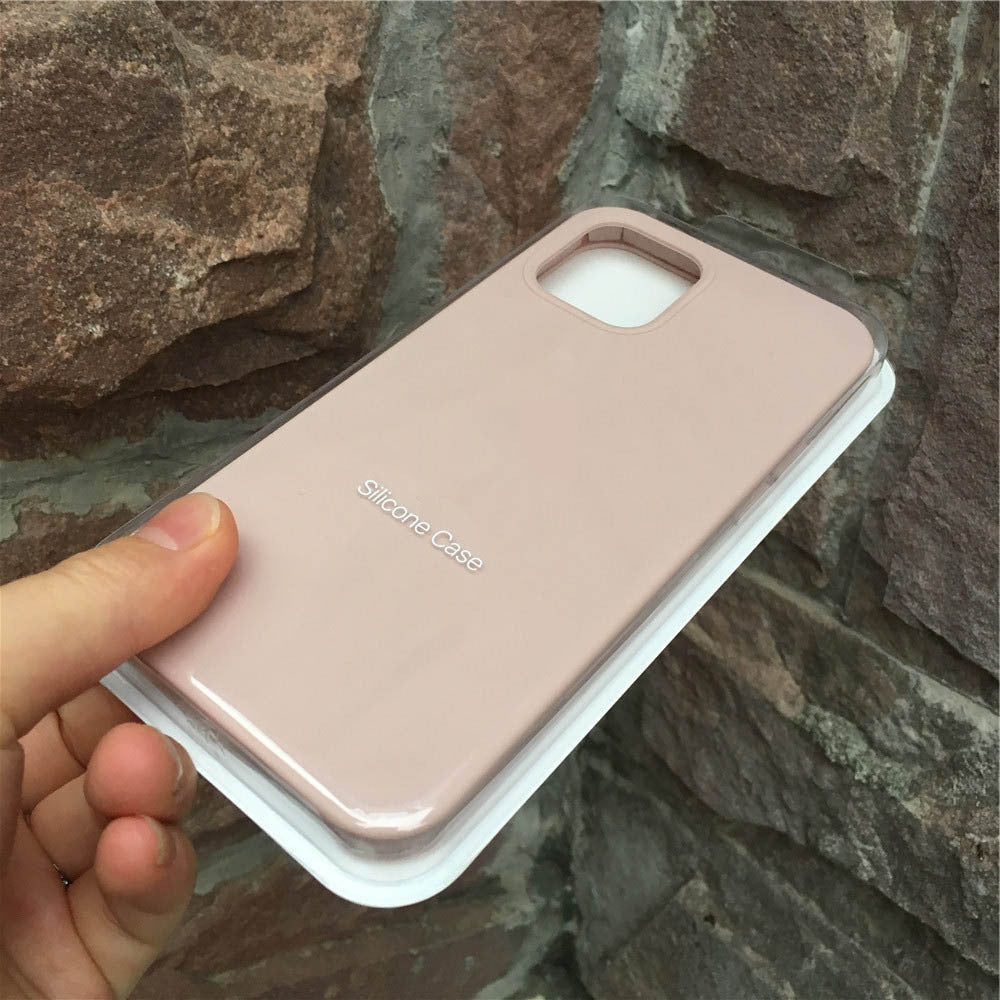 Custodia per cellulare in silicone liquido, accessori, confezione completa