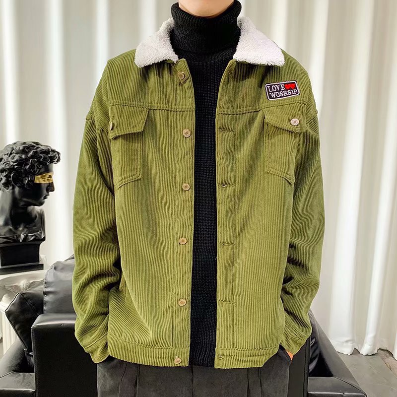 Autumn And Winter Corduroy Workwear Jacket