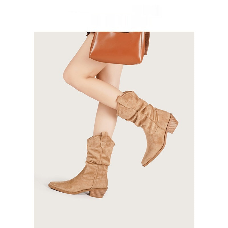 Women's Pointed-toe Slimming Ankle Bootsmartens Boots