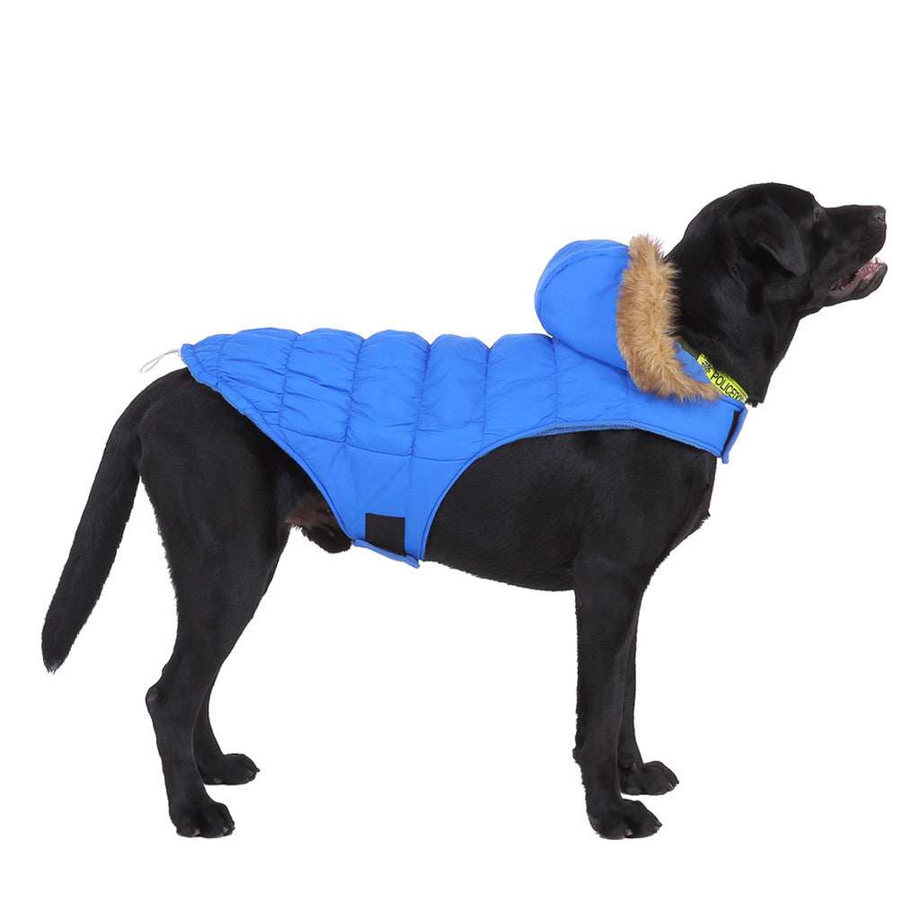 Pet clothes winter clothes big dog clothes night reflective