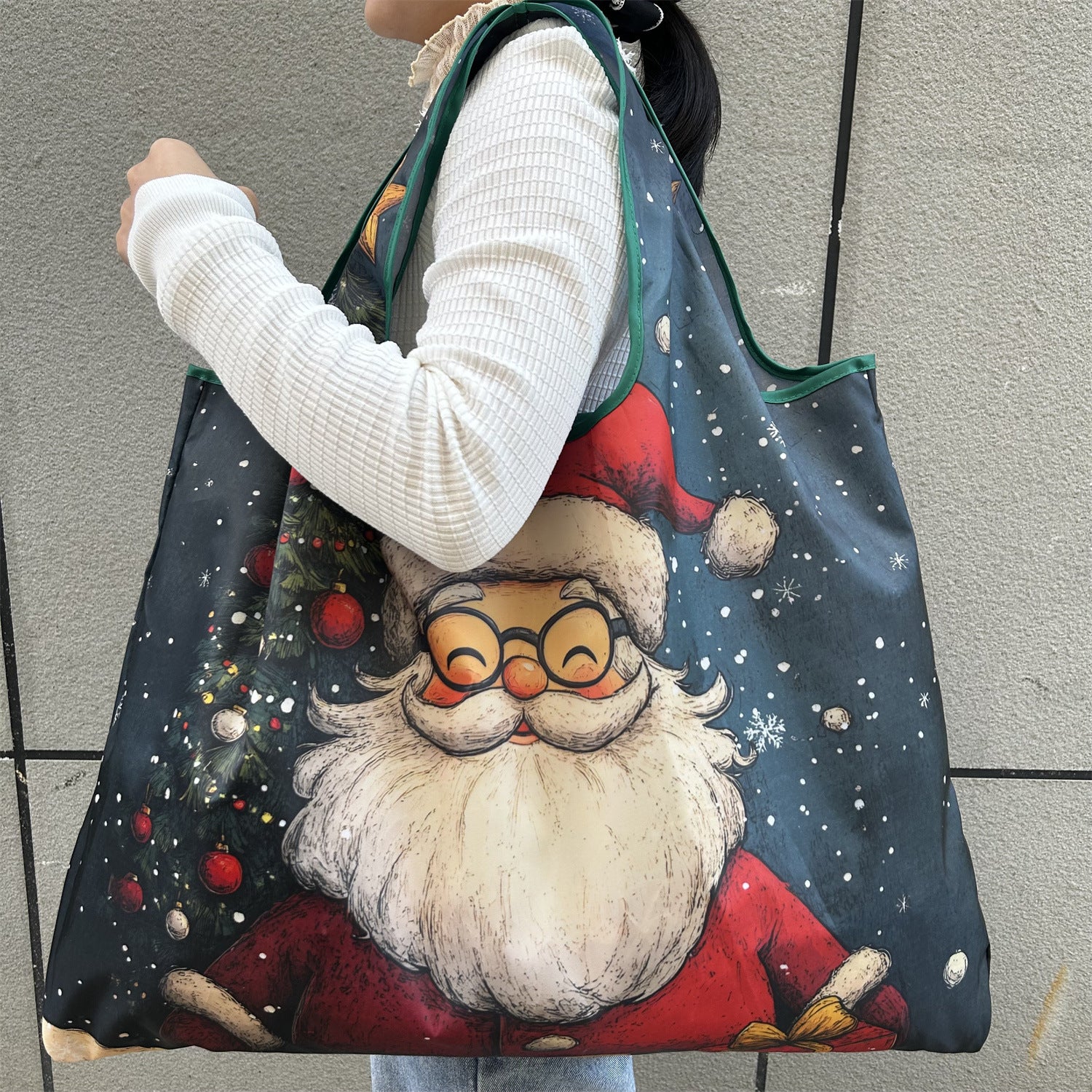 One-shoulder Santa Claus Gift Bag