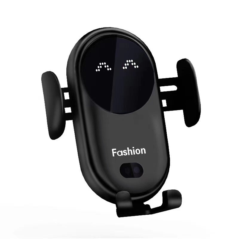 Supporto per telefono da auto con caricabatterie wireless a induzione infrarossa