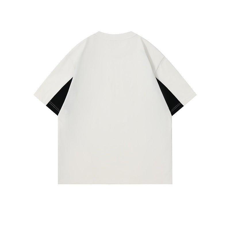 Maglietta da basket patchwork estiva da uomo