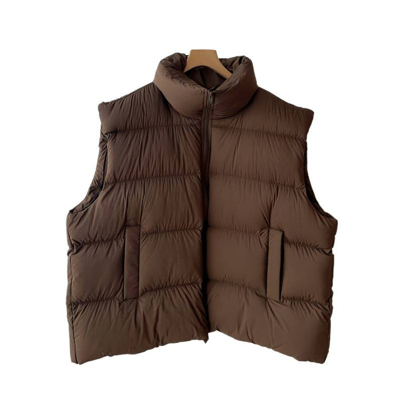 New-style Loose-fit Plus-size Women's Down Vest