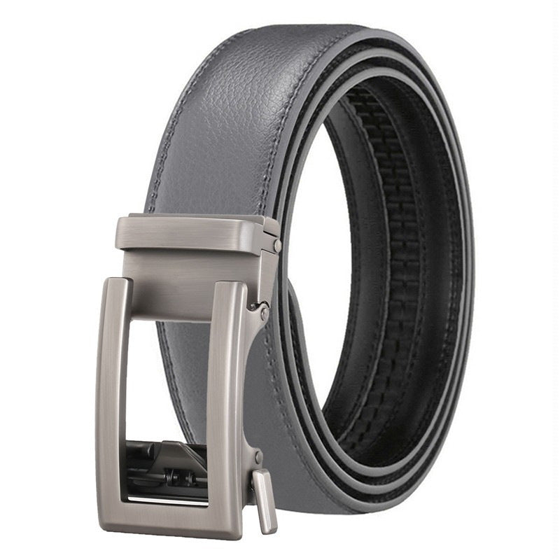 Men's Genuine Leather Belt Alloy Youth Business