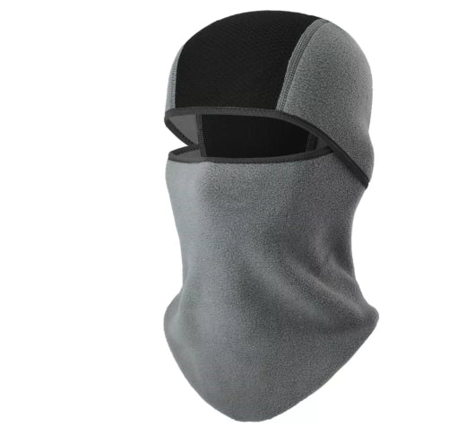 Winter Fleece-lined And Thickened Ski Hood, Windproof And Cold-proof Motorcycle Face Mask