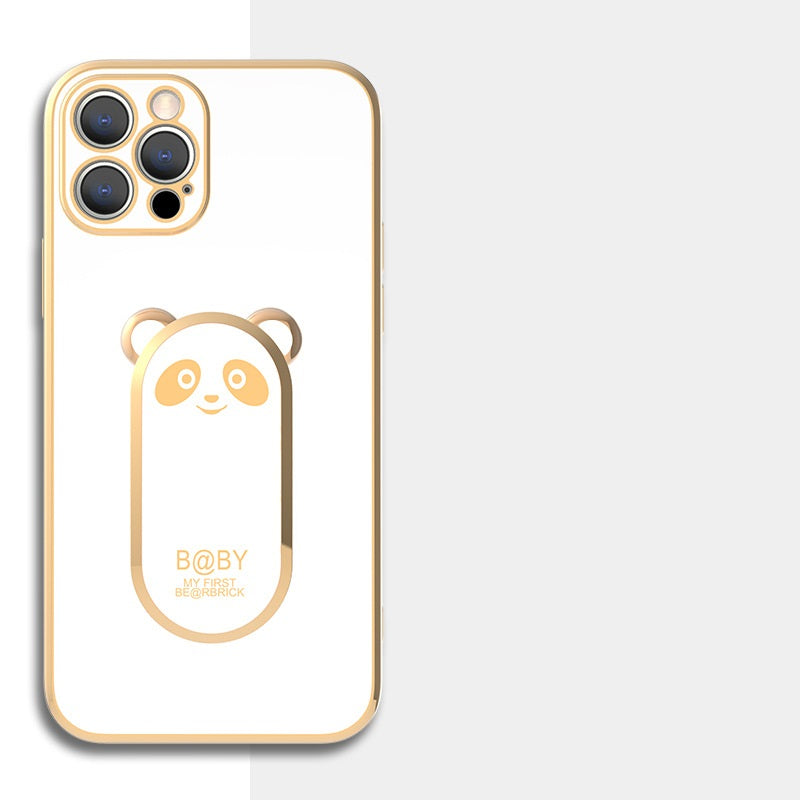 Custodia per telefono con supporto magnetico ad anello Panda