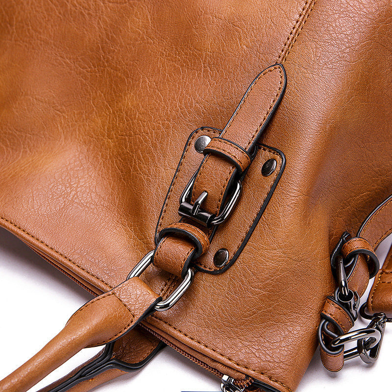 Women's Vintage Minimalist Shoulder Large-Capacity Crossbody Bag TRENDFLOW