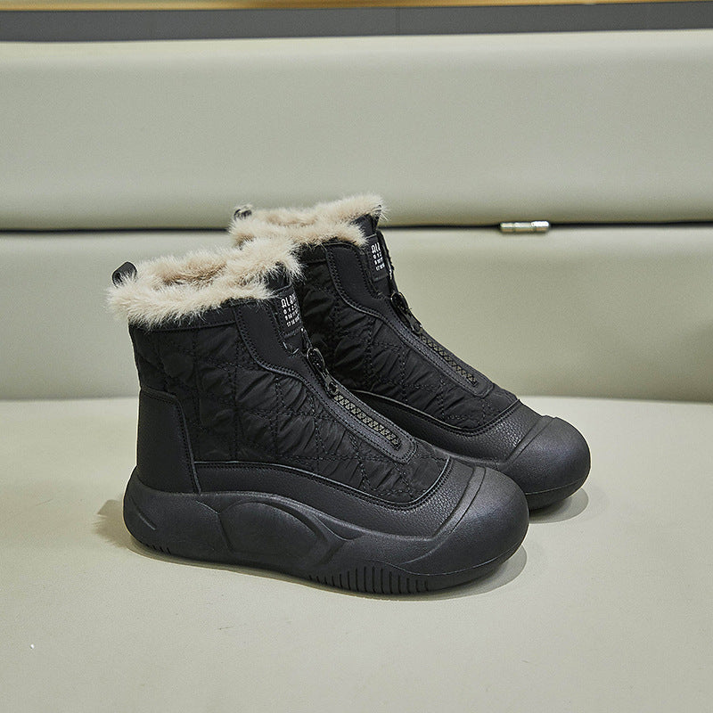 Women's Warm Casual Fleece-lined High-top Snow Boots