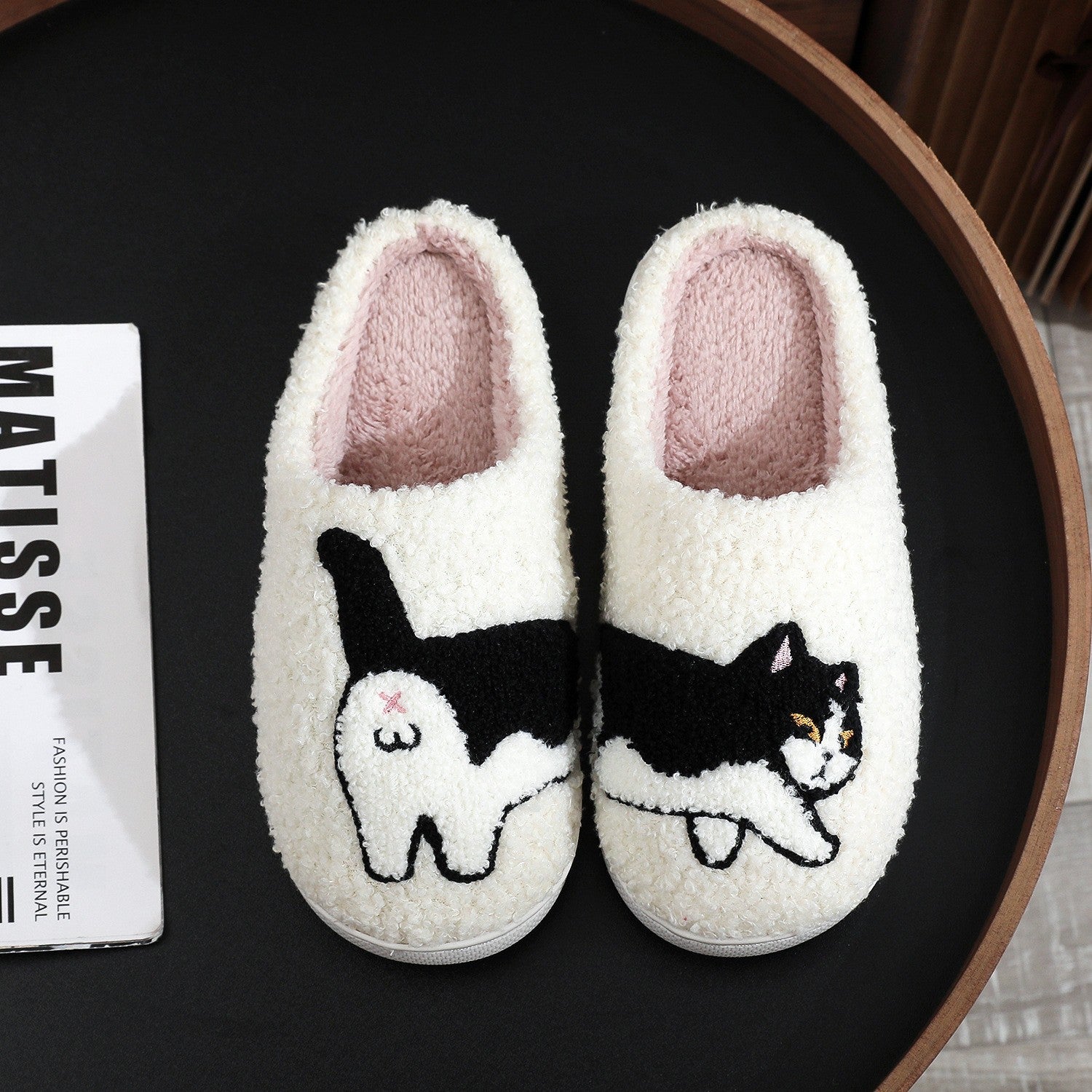 Embroidered Cotton Slippers For Household Pets And Animals