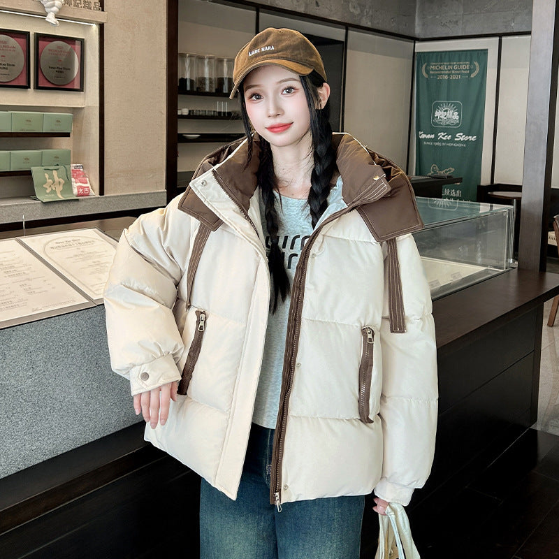 Cotton-padded Winter Thickened Hooded Warm Jacket