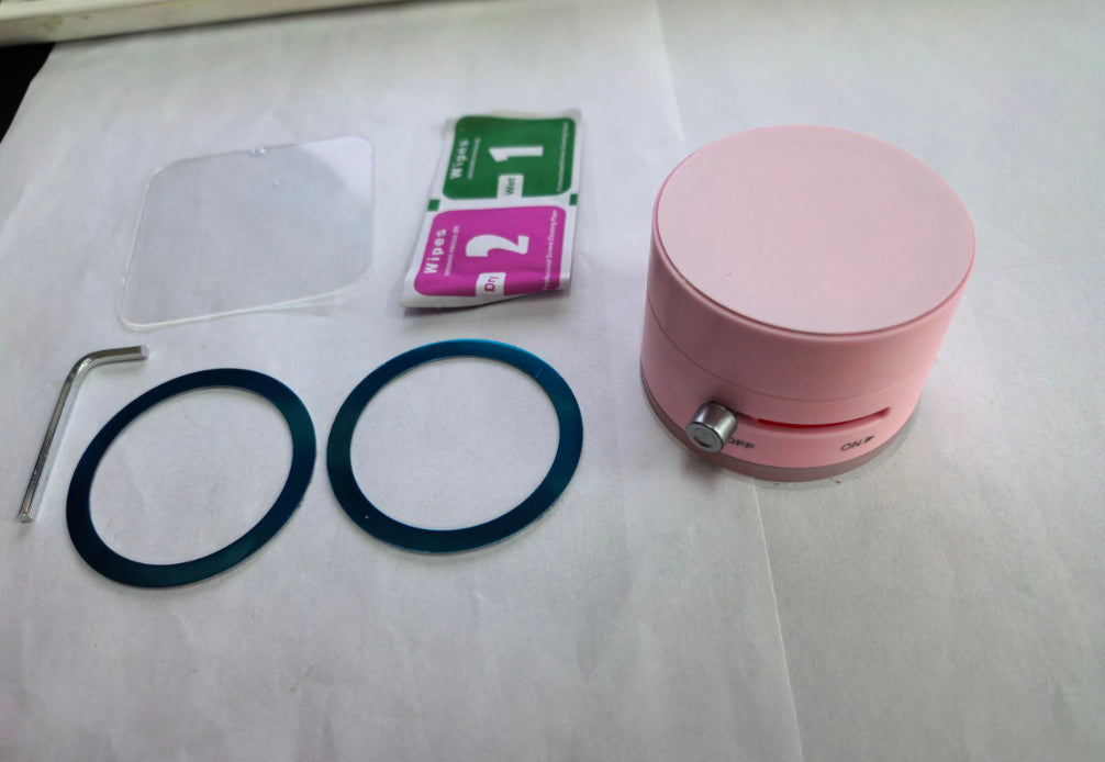 Supporto magnetico pieghevole per auto con ventosa, pieghevole, con navigazione a mani libere per smartphone