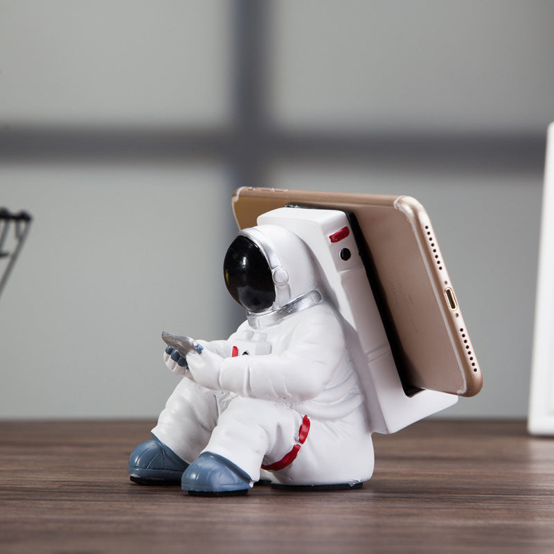 Supporto per cellulare da astronauta semplice, supporto da scrivania per studenti, simpatico supporto per cellulare con astronauta, regalo creativo, piccola decorazione da scrivania