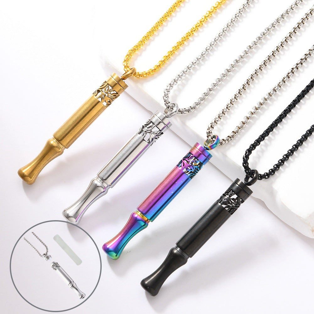 Patterned Meditation Breathing Apparatus Necklace
