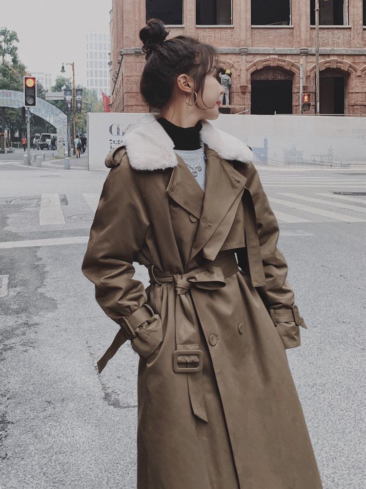 Winter Plus Velvet Thick Coat Mid-length Cotton-padded Jacket Cotton-padded Jacket