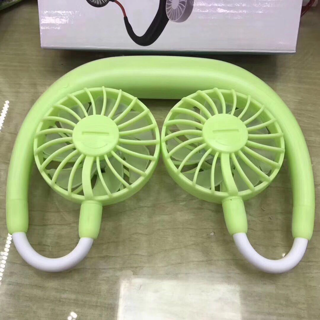 Ventilatore portatile da tavolo per studenti, ventilatore da collo appeso, ventilatore da tavolo portatile da ricarica