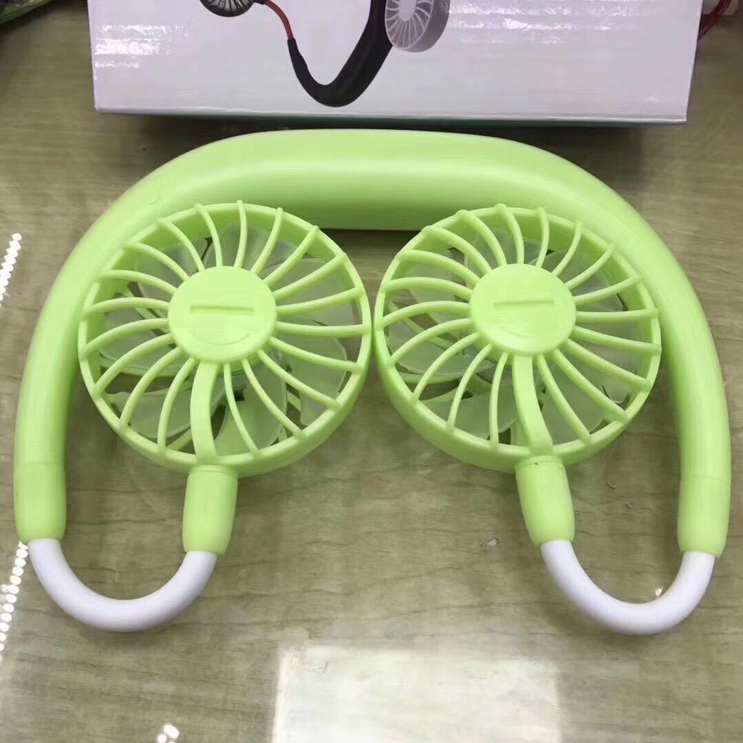 Ventilatore portatile da tavolo per studenti, ventilatore da collo appeso, ventilatore da tavolo portatile da ricarica