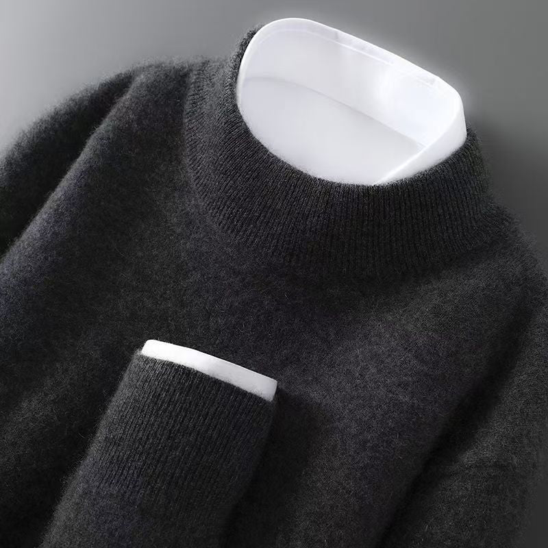 Men's Half-Neck Pullover Base Sweater